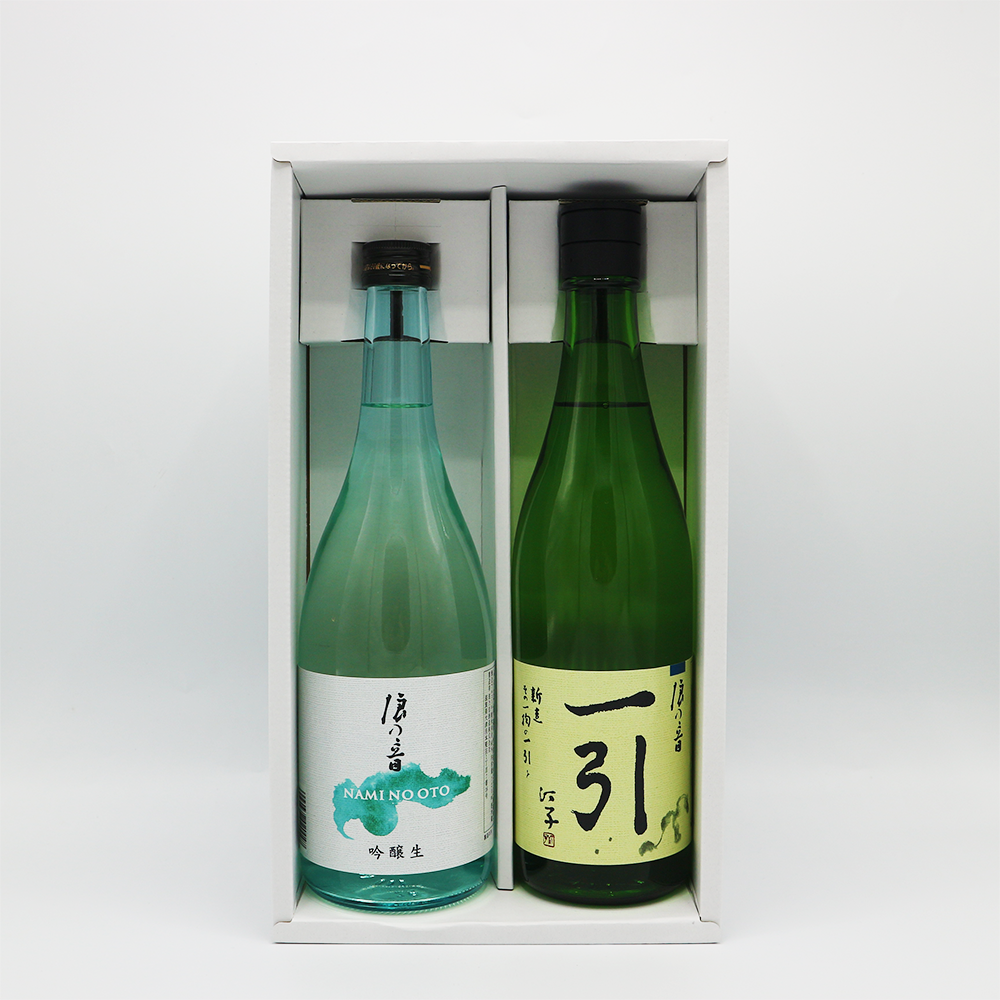 お中元限定セット【一引(本醸造無濾過生原酒)1本・吟醸生1本】720ml2本セット(N-30)