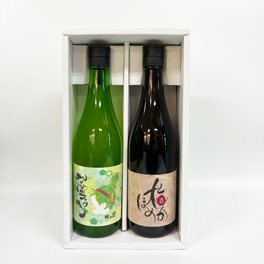 【お歳暮セット】梅ほのか720ML 1本・かぼスッキリ720ML 1本(NKU-35)
